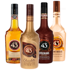 Licor 43 original, crème brûlée , chocolate of speculoos